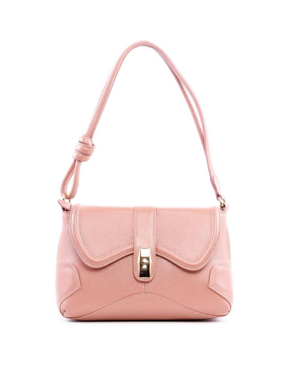 Bolsa Satchel com Costuras - Nude BSI-6249 - NU