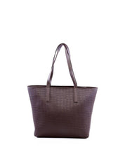 Bolsa Tote Tiracolo com Texturas - Cacau BSI-5972 - CA
