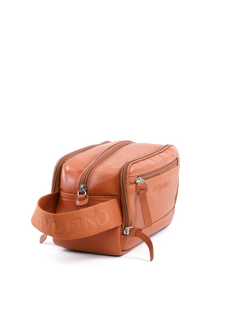 Necessaire Masculina Média Alça Couro - Castor NSI-126 - CS