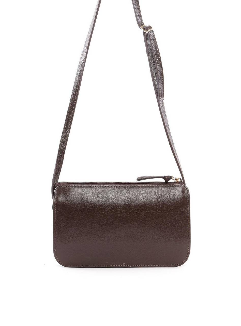 Bolsa Clutch Transversal com Bolso Removível - Cacau BSI-6417 - CA