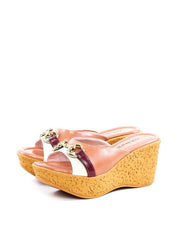 Tamanco Plataforma de Cortiça com Bridão - Nude SDI-11805 - NU