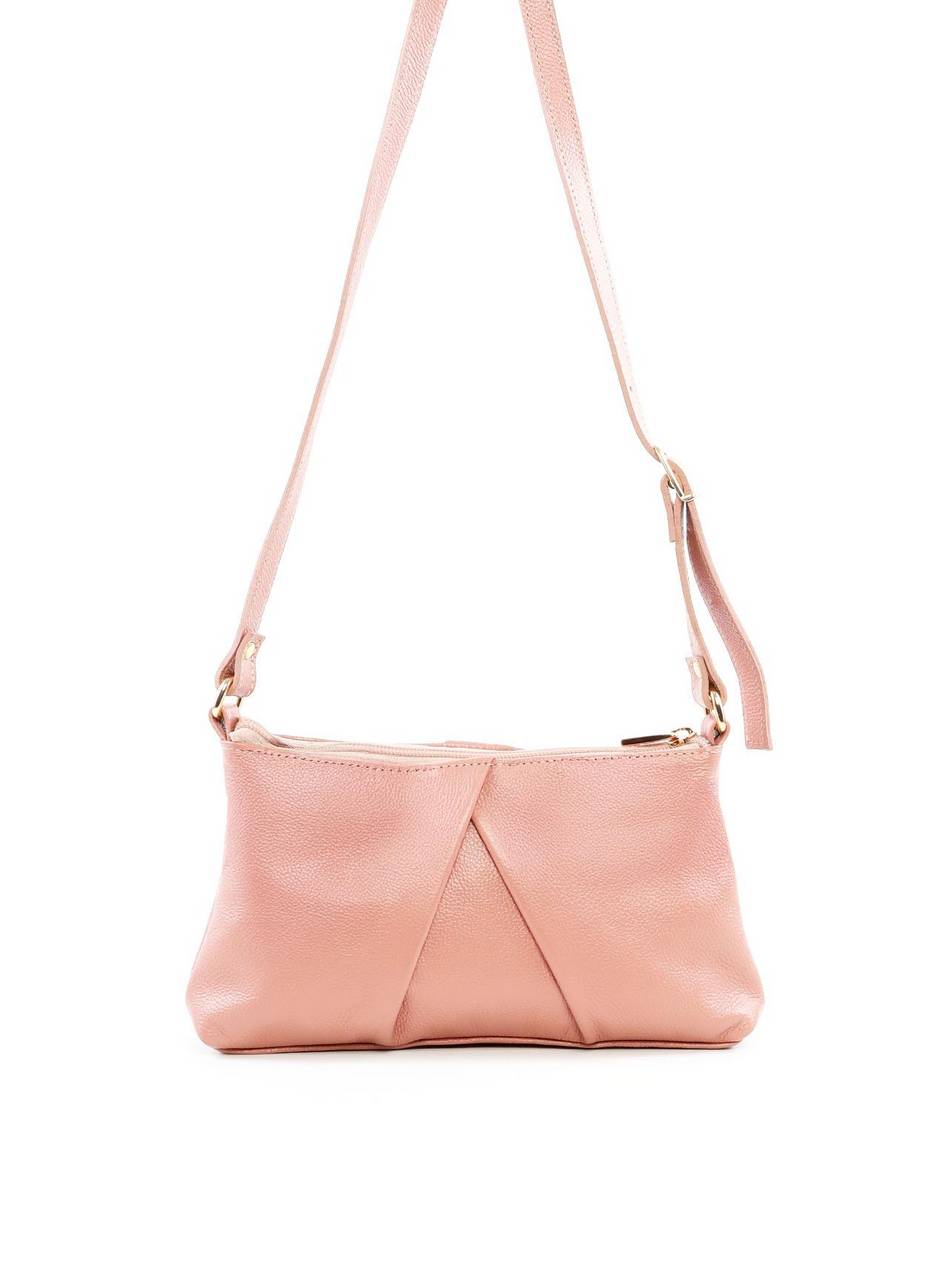 Bolsa Transversal Retangular Detalhe Drapeado - Nude BSI-6281 - NU