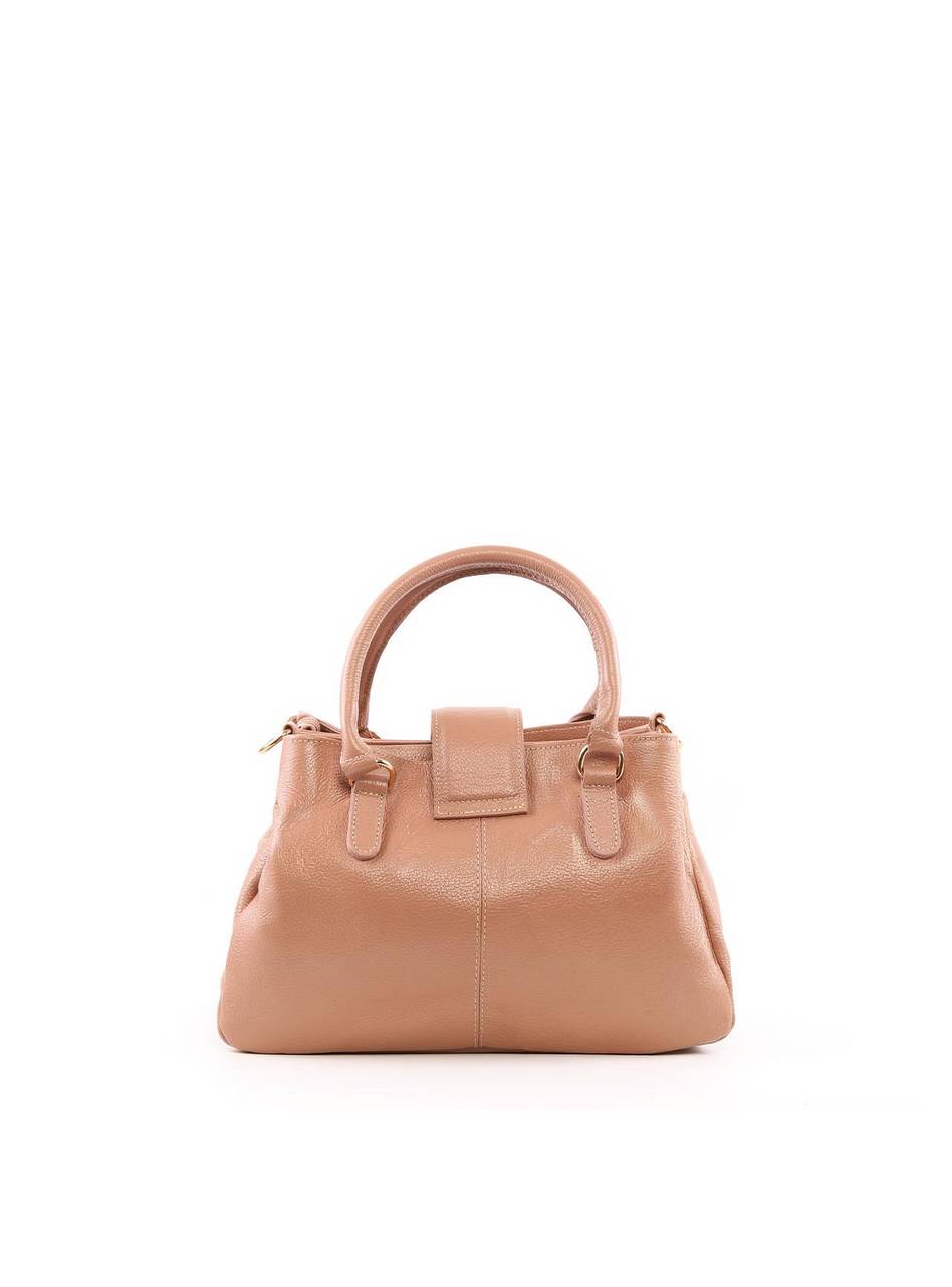 Bolsa Tote Alça Dupla Três Divisórias - Nude BSI-6380 - NU