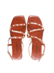 Rasteira de Tiras com Tachas - Castor SDI-11904 - CS