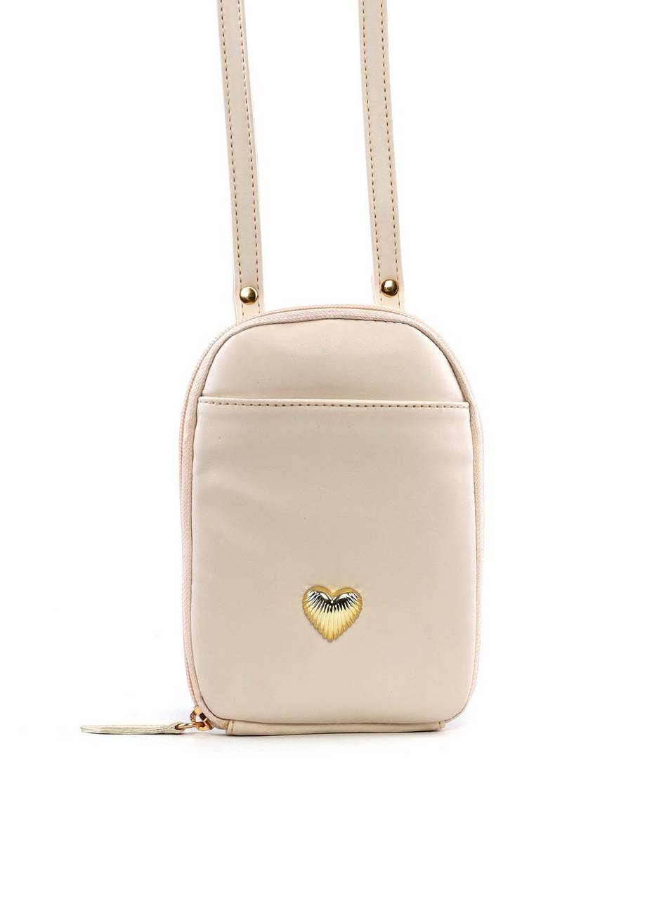 Bolsa Bag Transversal Coração Porta Celular - Fenno BSI-6396 - FE