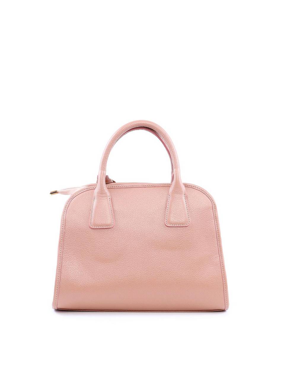 Bolsa Tote de Mão Alça Dupla e Charm - Nude BSI-6124 - NU