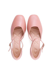 Scarpin Mary Jane com Salto Bloco - Nude SDI-12166 - NU