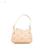 Bolsa Clutch com Alça Tiracolo Removível em Matelassê e Spikes - Fenno BSI-5966 - FE
