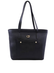 Bolsa Tiracolo com Bolso Frontal e Esferas - Preta BSI-6197 - PR