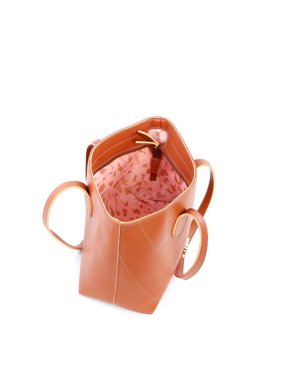 Bolsa Shopper Tiracolo Lisa em Sintético com Costuras - Castor BSI-6184 - CS