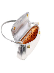 Bolsa Baguette Alça Dupla - Prata BSI-6298 - PT