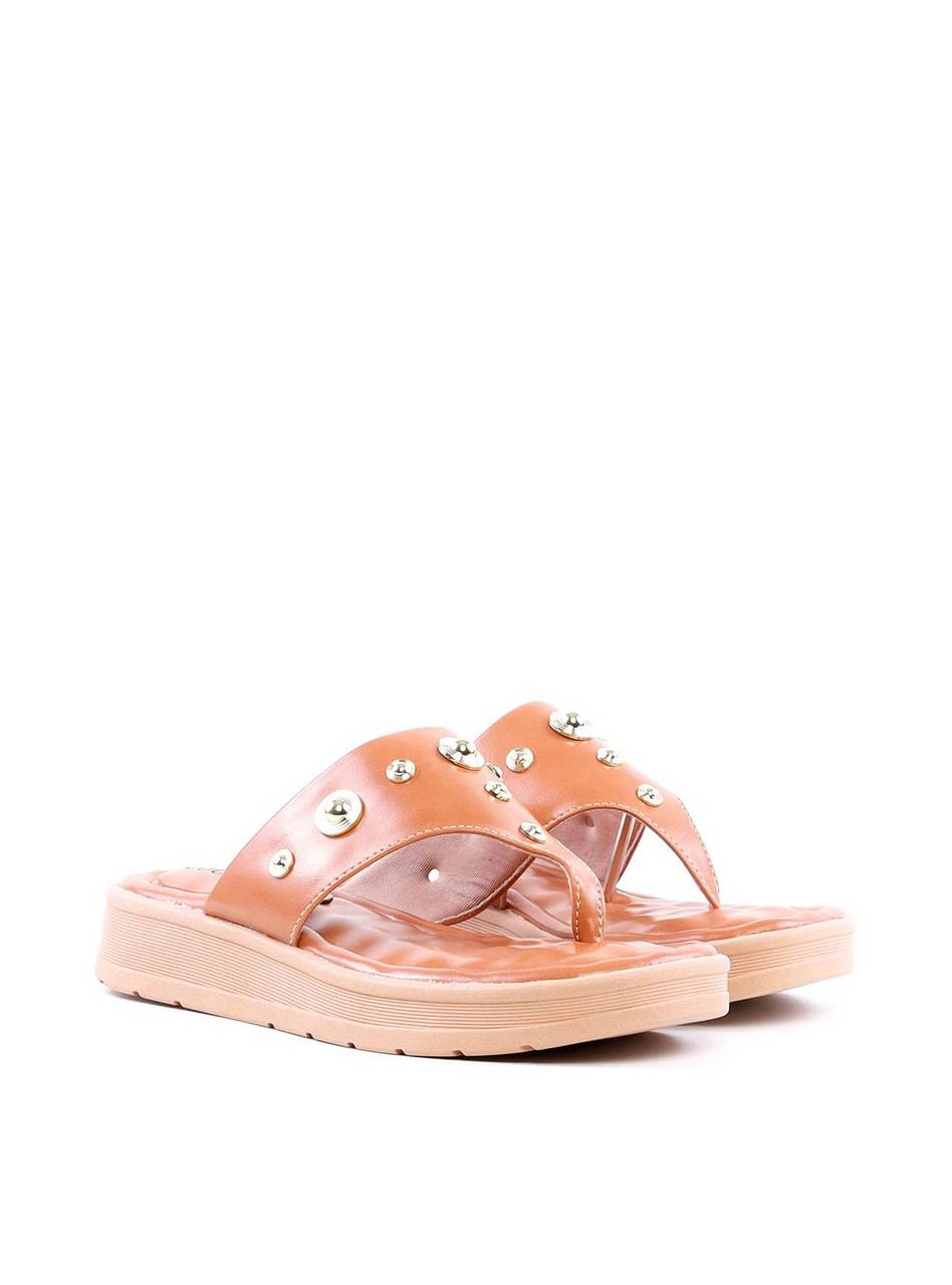 Flatform de Dedo com Tira Larga - Nude SDI-11902 - NU