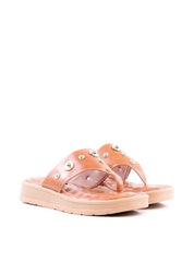Flatform de Dedo com Tira Larga - Nude SDI-11902 - NU