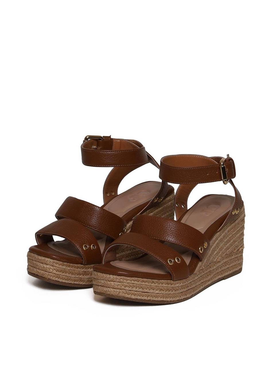 Sandália Plataforma com Cordas e Ilhóes - Castor SDI-11671 - CS