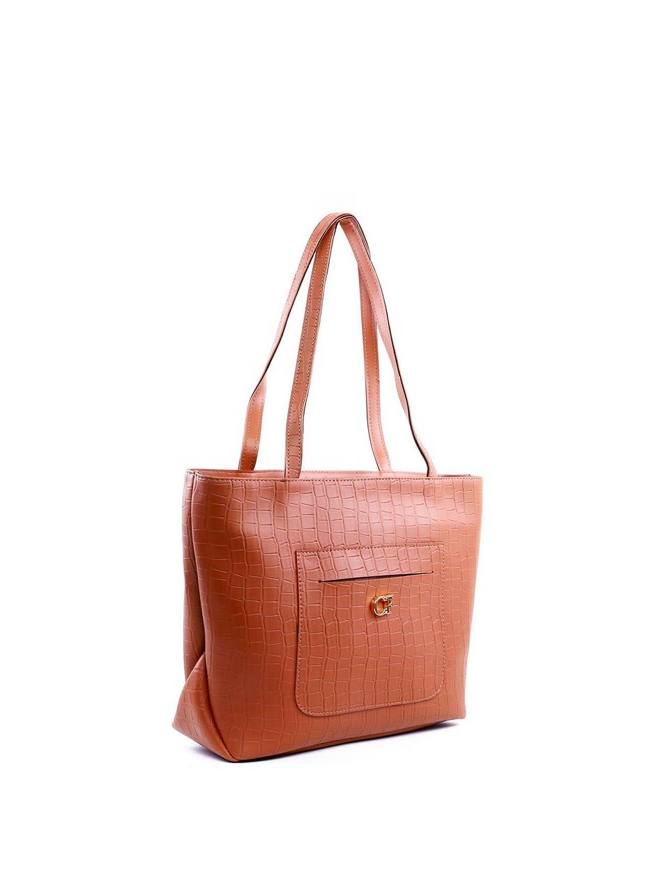 Bolsa Shopper Tiracolo com Bolso Frontal - Castor BSI-6307 - CS