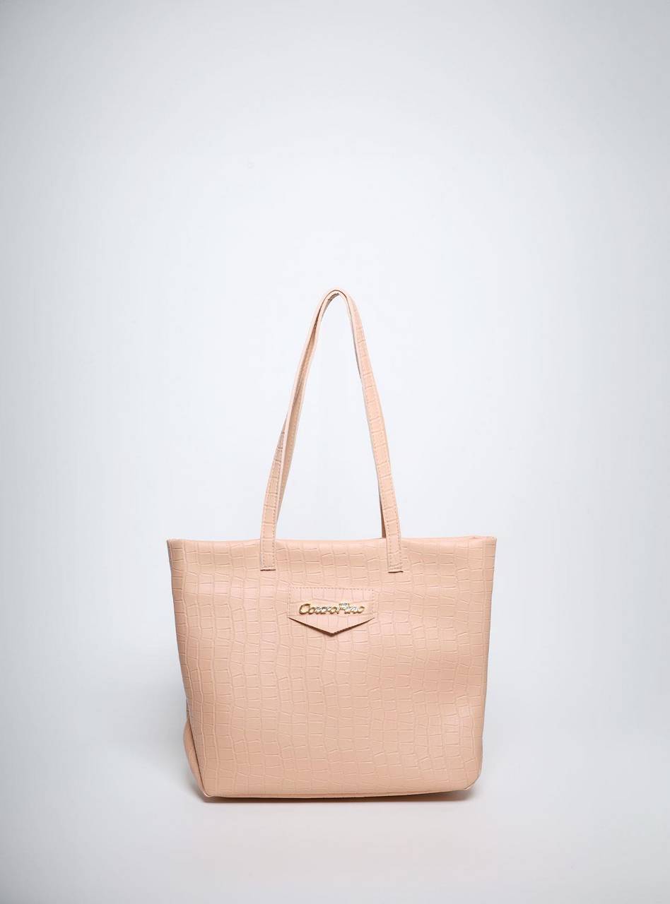 Bolsa Shopper Tiracolo Grande Nude BSI-5827 - NU