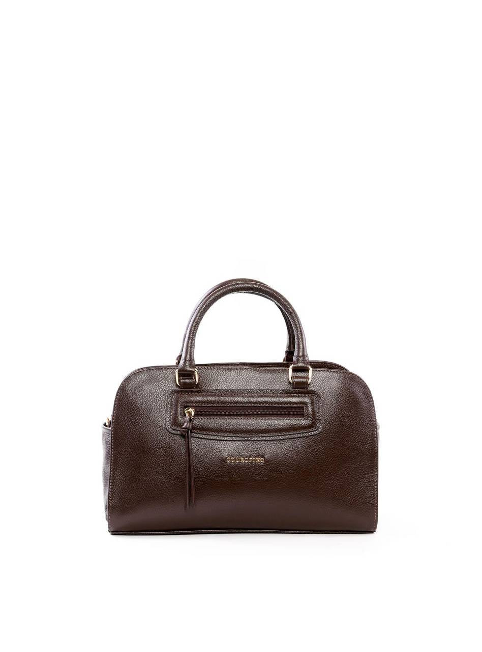 Bolsa Baú Grande com Alça Dupla - Cacau BSI-6462 - CA