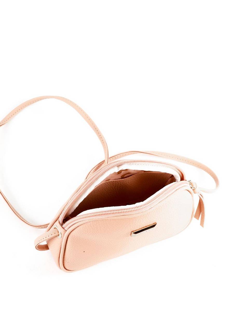 Bolsa Tote Transversal Arredondada - Nude BSI-6343 - NU