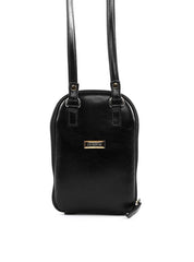 Bolsa Bag Transversal Coração Porta Celular - Preta BSI-6396 - PR