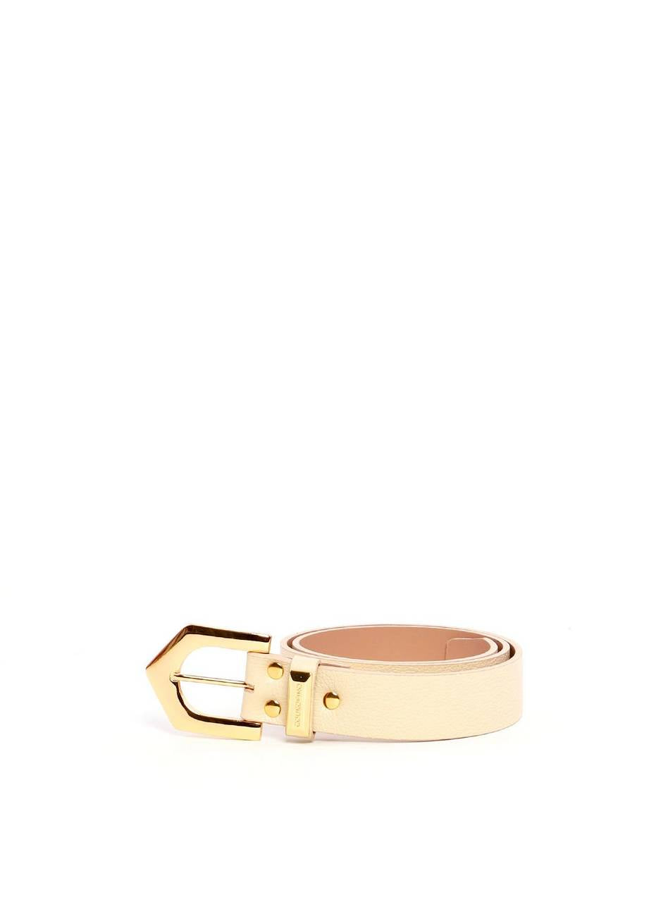 Cinto Feminino Couro Fivela Triangular - Fenno CTI-938 - FE