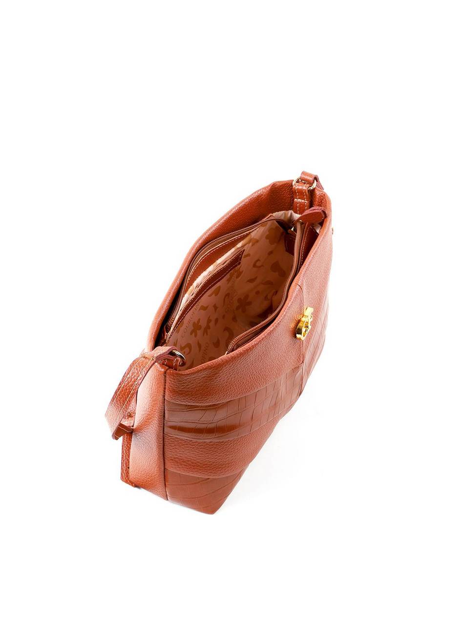 Bolsa Tote Transversal com Recortes em V - Castor BSI-6435 - CS