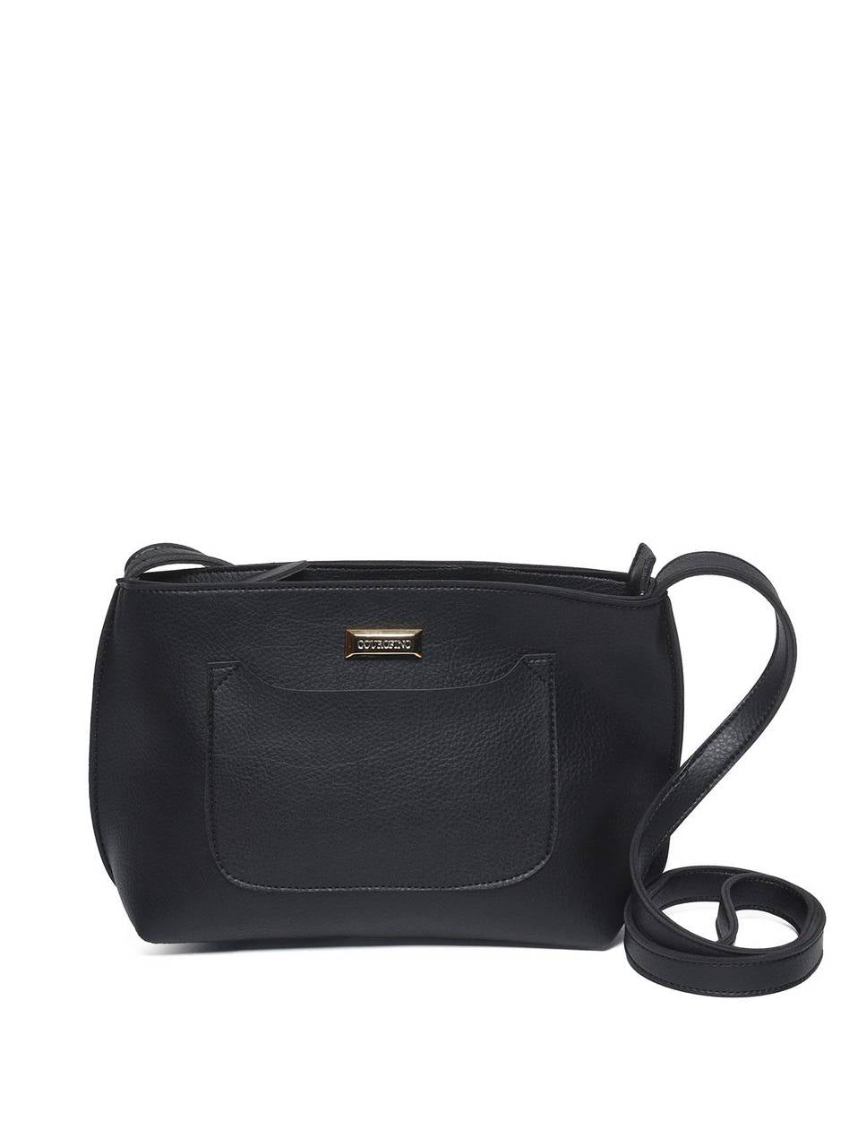 Bolsa Baguette Bolso Pequena Preta BSI-5553 - PR