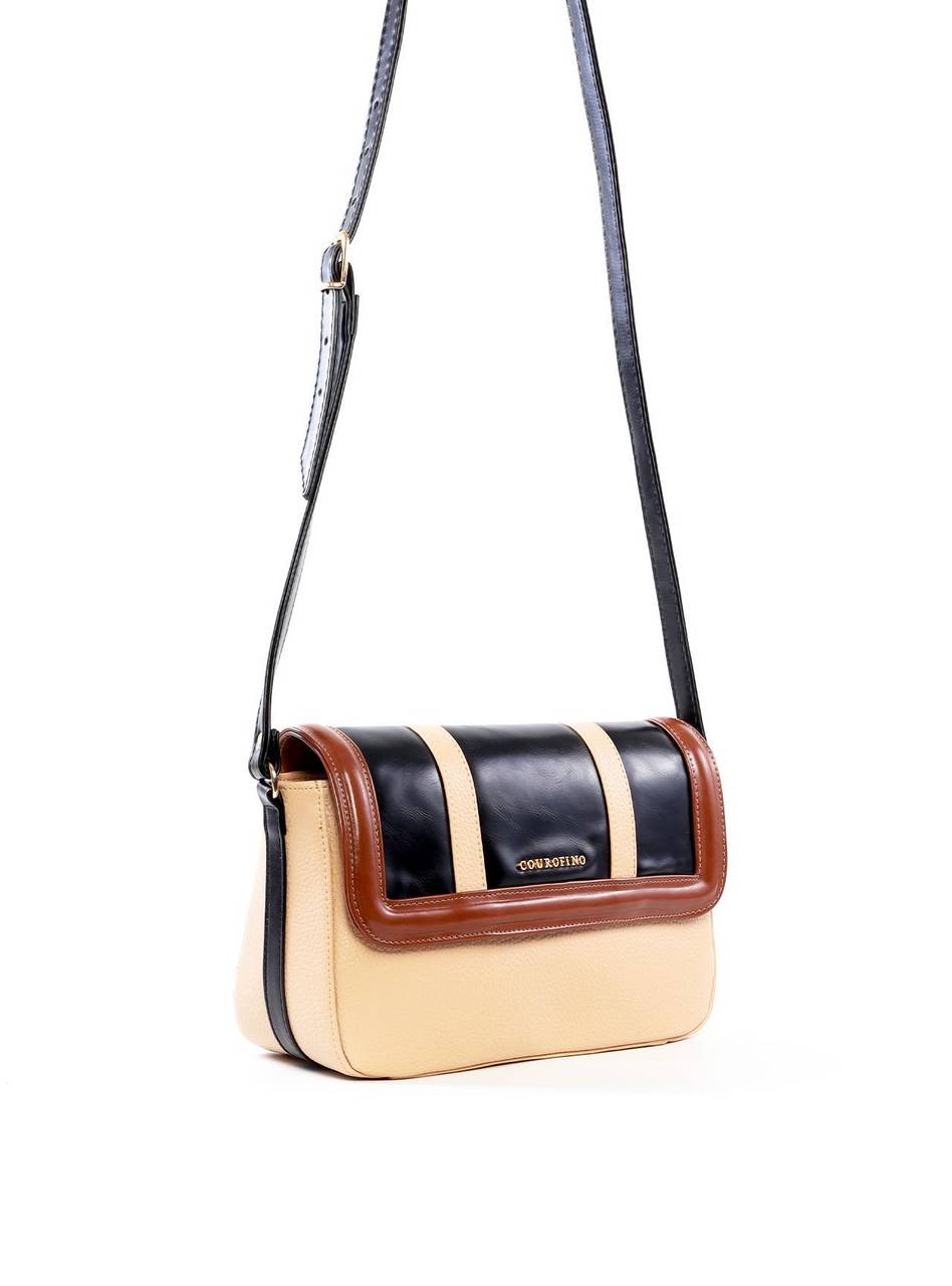 Bolsa Satchel Média com Detalhe de Recortes BSI-6490 - CL