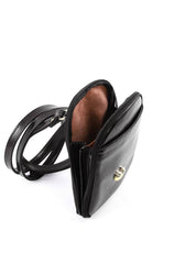 Bolsa Bag Transversal Coração Porta Celular - Preta BSI-6396 - PR