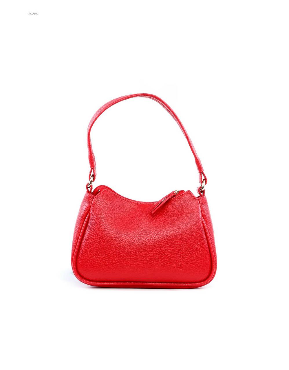 Bolsa Clutch com Alça Tiracolo Removível em Matelassê e Spikes - Vermelha BSI-5966 - VE
