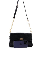 Bolsa Satchel Média com Fecho em Metal BSI-6546 - PR