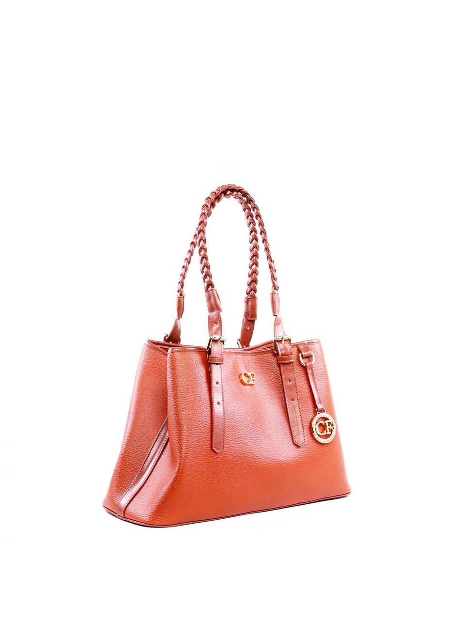 Bolsa Jace Bucket Alça Trançada - Castor BSI-6315 - CS
