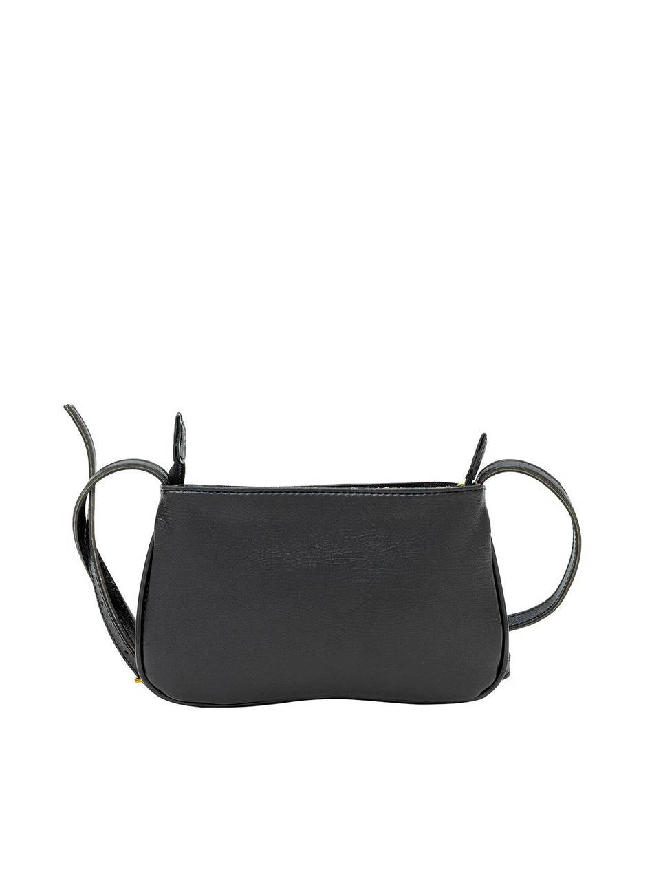 Bolsa Clutch Transversal Ziper Placa Preta BSI-5045 - PR