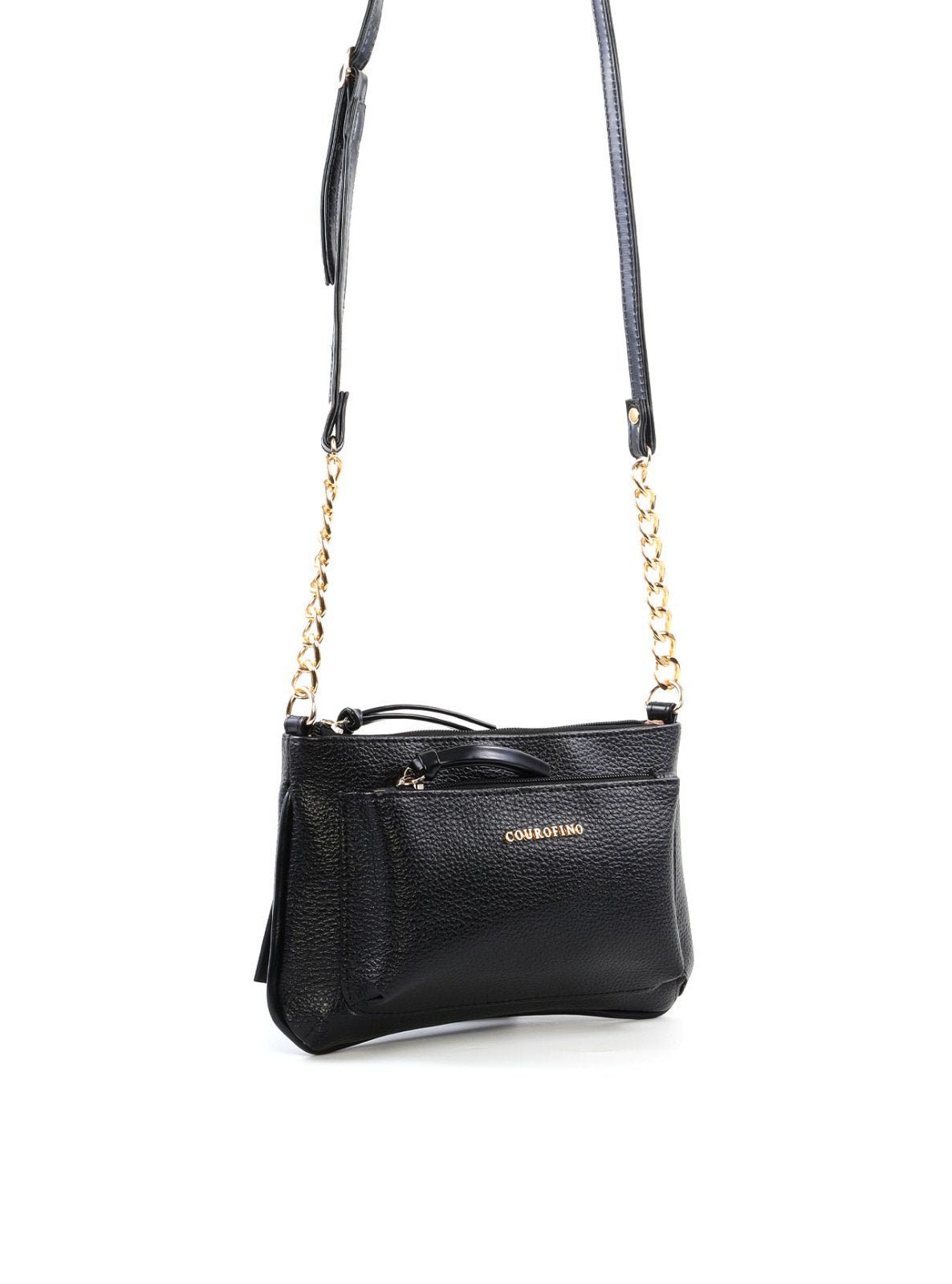 Bolsa Transversal Pequena com Bolso Frontal BSI-6519 - PR