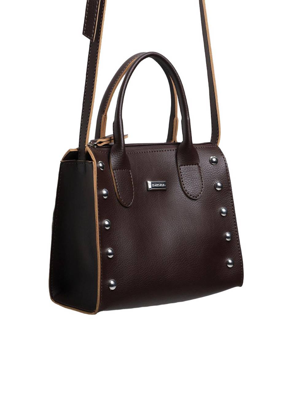 Bolsa Feminina Tote Transversal Sintético Cacau BSI-5819 - CA