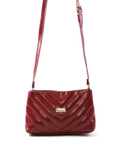 Bolsa Transversal Matelassê em V com Bolso Traseiro BSI-6551 - VE