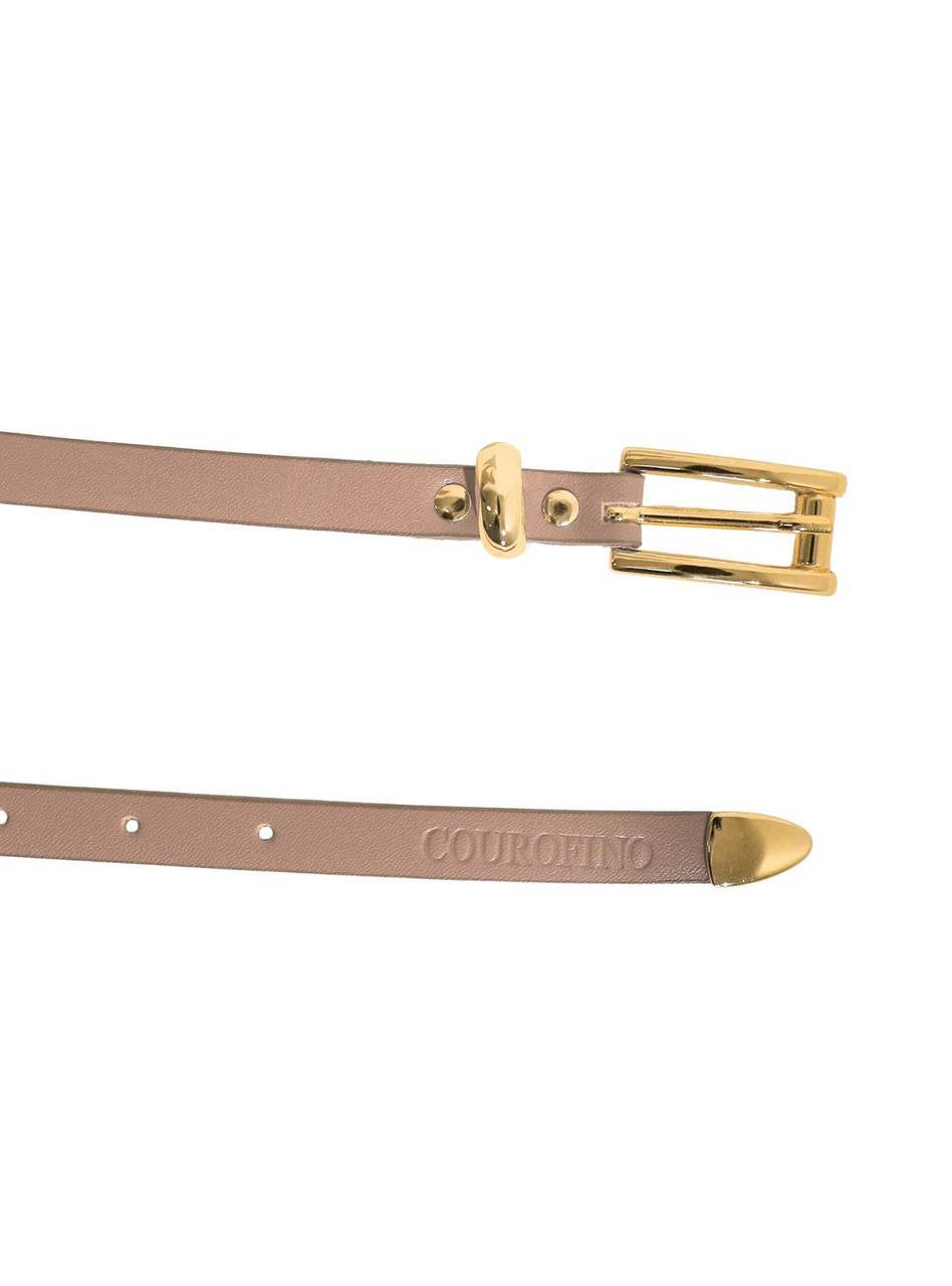 Cinto Casual Feminino Couro Nude CTI-929 - NU