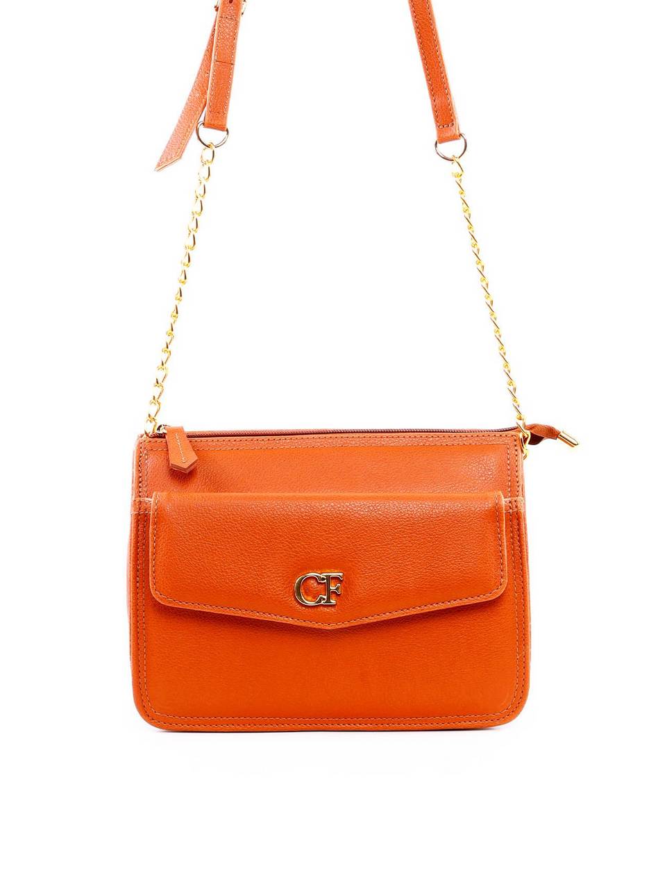 Bolsa Tote Transversal com Corrente - Cacau BSI-6276 - CA