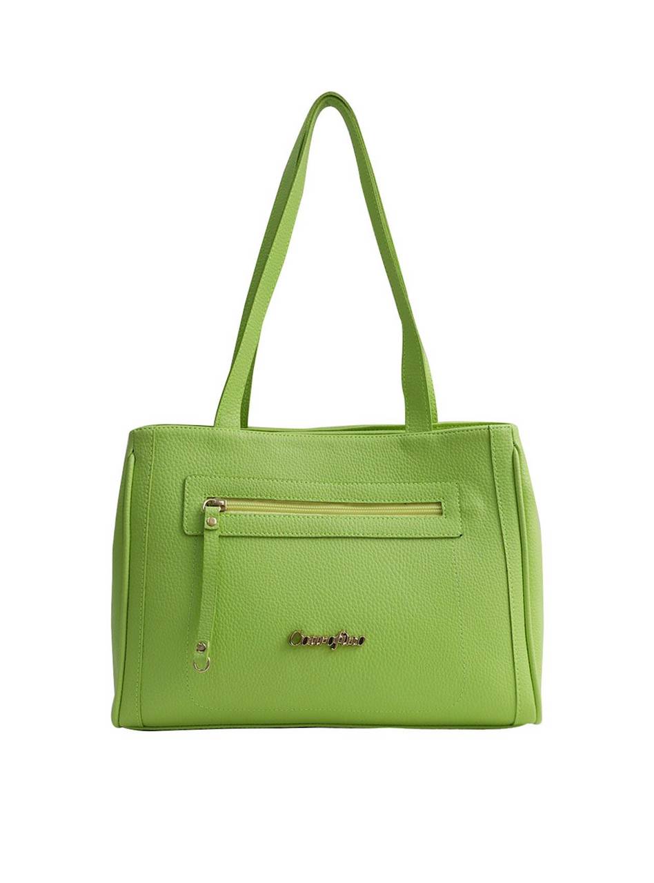 Bolsa Tote Média Tiracolo Bolso Frontal Verde BSI-5342 - VD