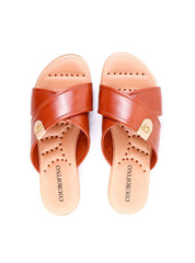Rasteira Comfort Tiras Cruzadas Detalhe CF - Castor SDI-11988 - CS