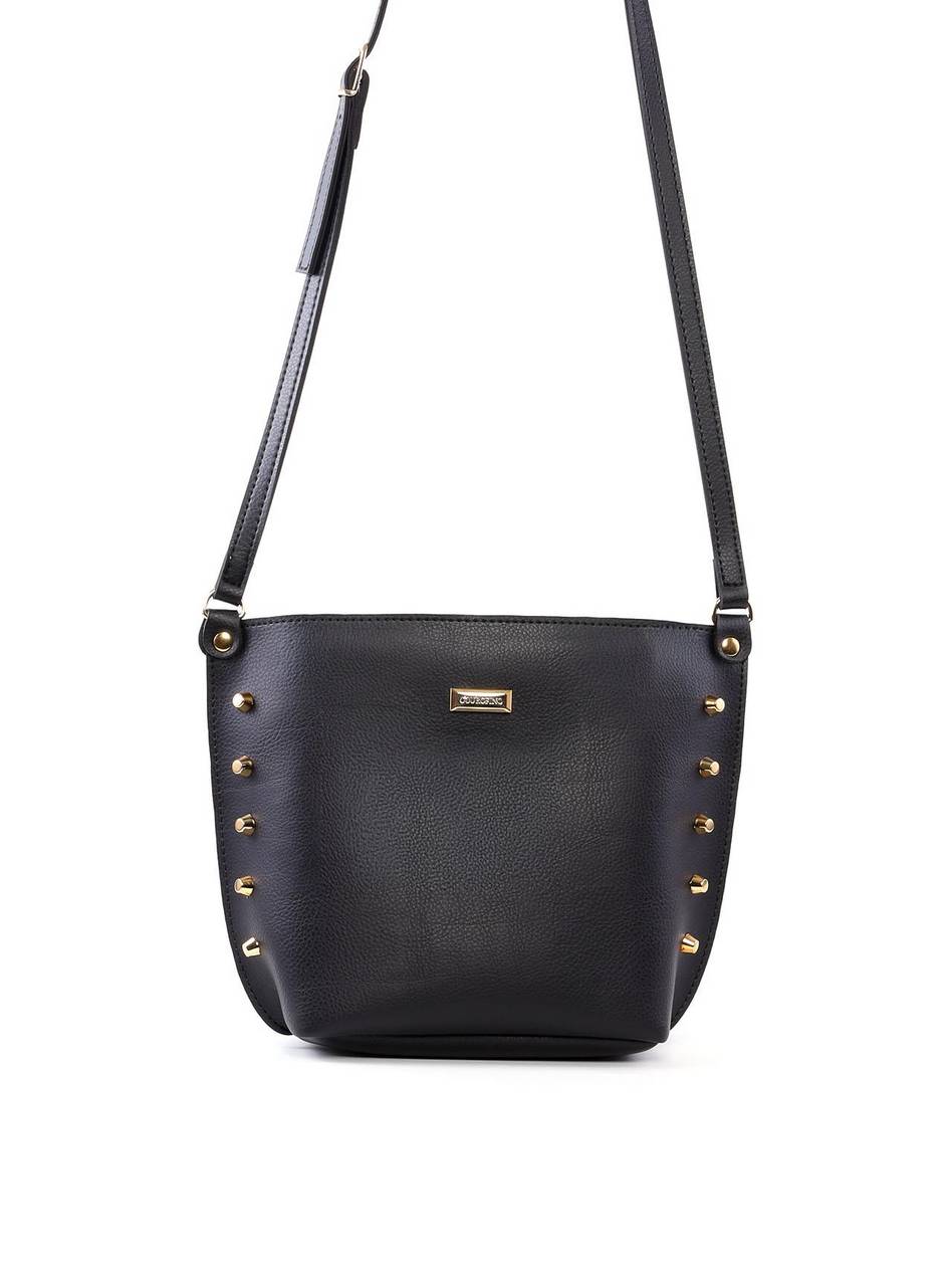 Bolsa Tote Quadrada com Spikes - Preta BSI-6408 - PR