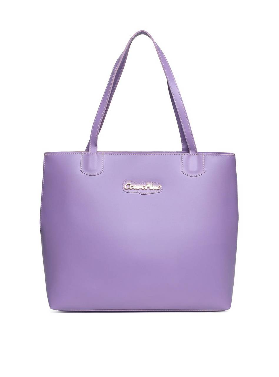Bolsa Shopper Média Tiracolo Frente Lisa - Lilás BSI-5139 - LI