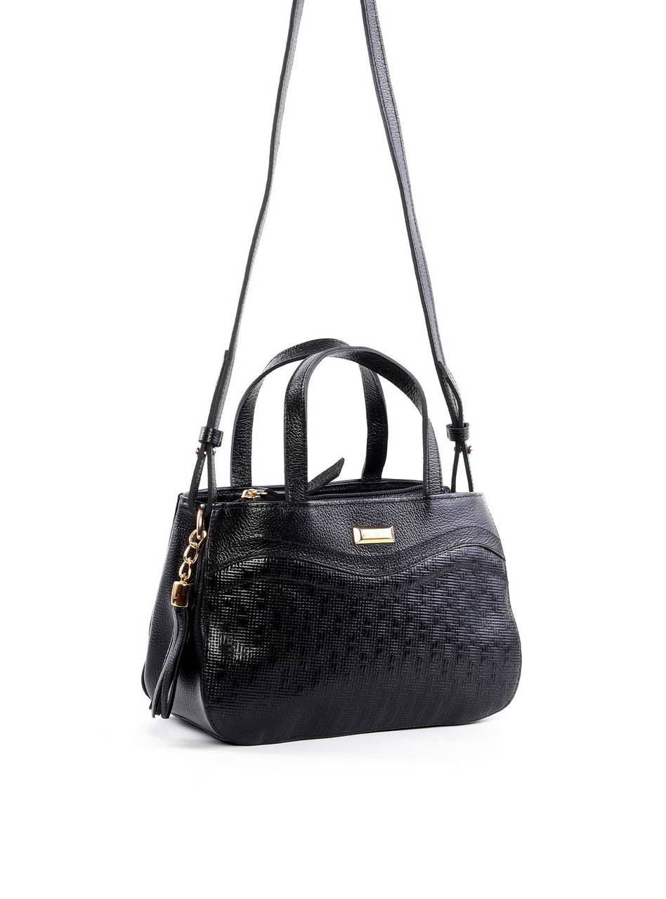 Bolsa Tote com Duas Divisórias - Preta BSI-6415 - PR