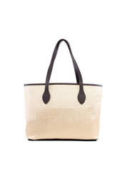 Bolsa Shopper em Palha com Bag Charm - Cacau BSI-6247 - CA