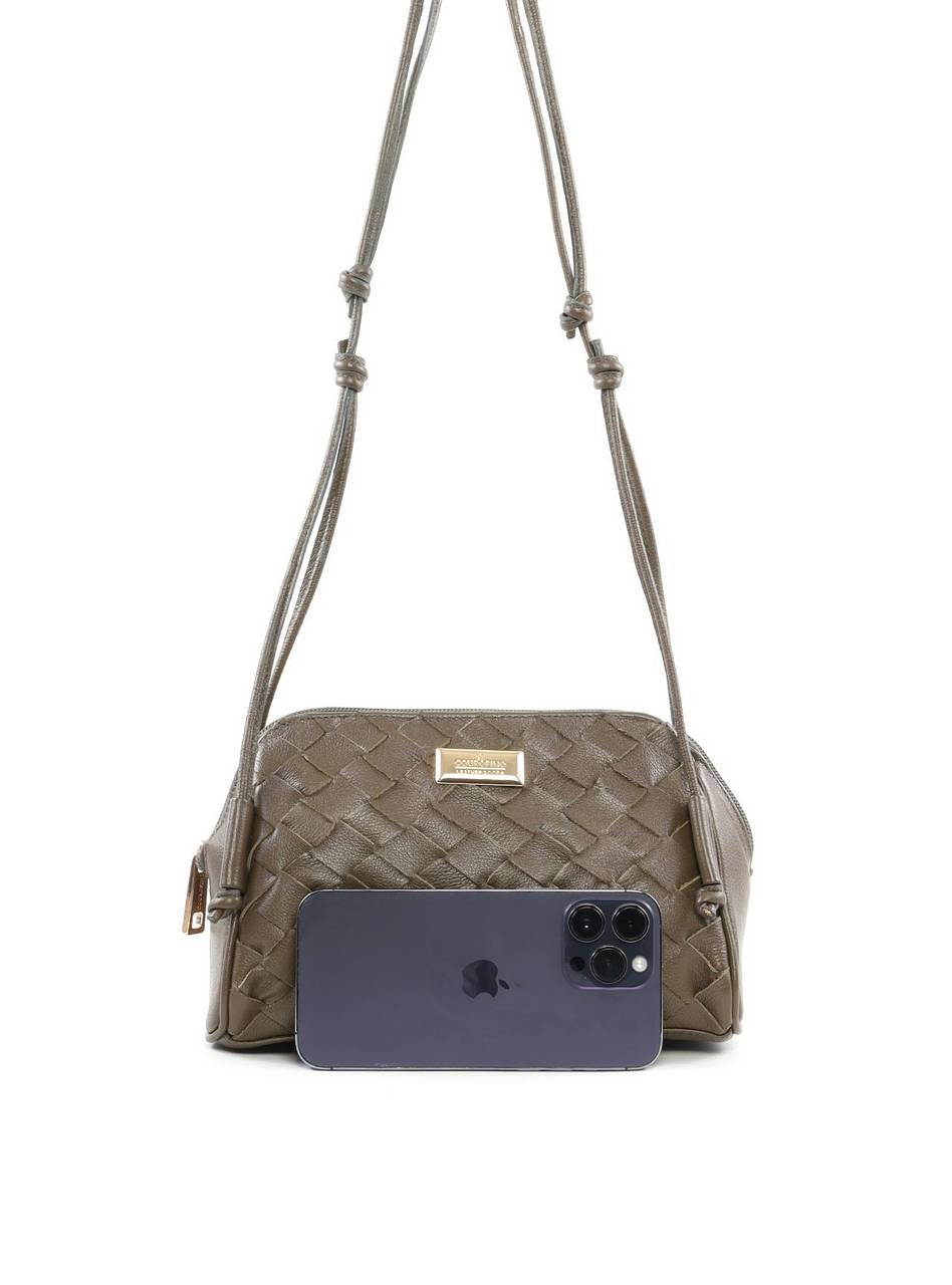 Bolsa Transversal Tressê com Alça Nó BSI-6440 - VD