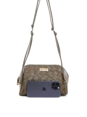 Bolsa Transversal Tressê com Alça Nó BSI-6440 - VD