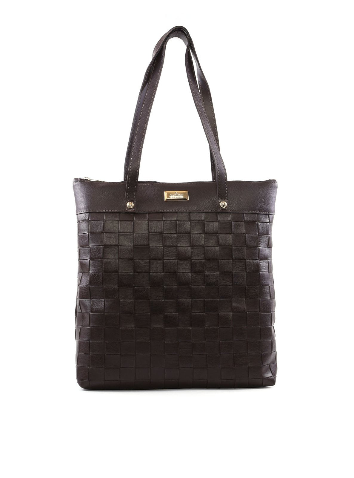 Bolsa Shopper Tiracolo com Tressê e Esferas nas Alças BSI-6553 - CA