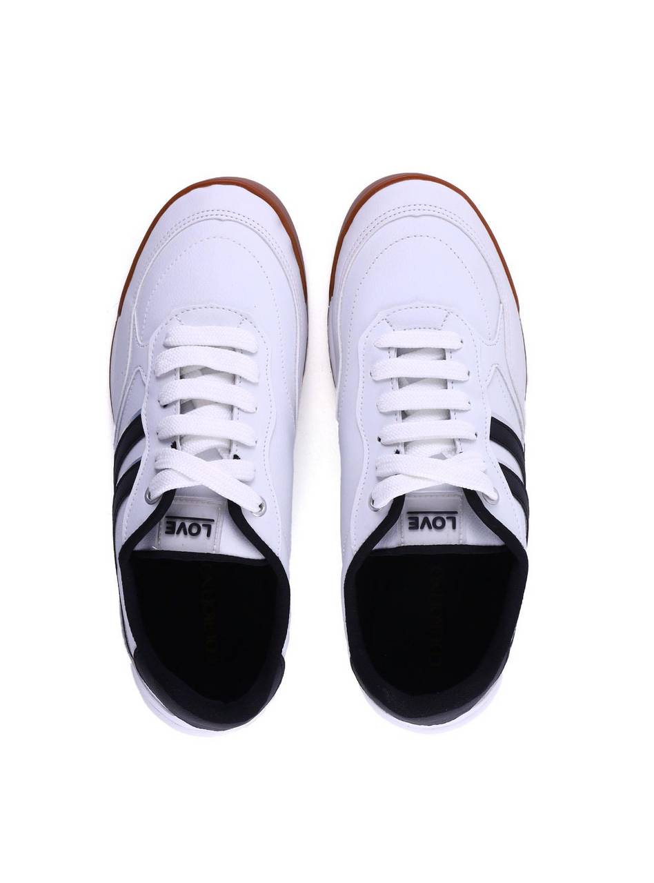 Tênis Casual com Cadarço Estampado - Preto SP-12107 - PR