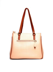 Bolsa Tote Tiracolo com Alça Regulável - Nude BSI-5746 - NU
