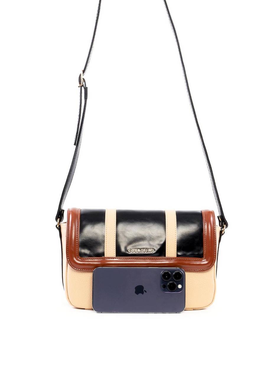 Bolsa Satchel Média com Detalhe de Recortes BSI-6490 - CL