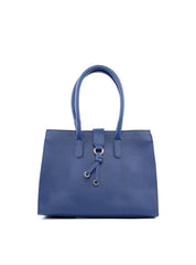 Bolsa Tote com Enfeite Meia Argola - Azul BSI-6227 - AZ